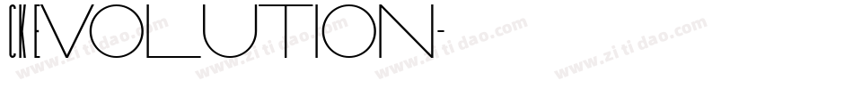 CK Evolution字体转换